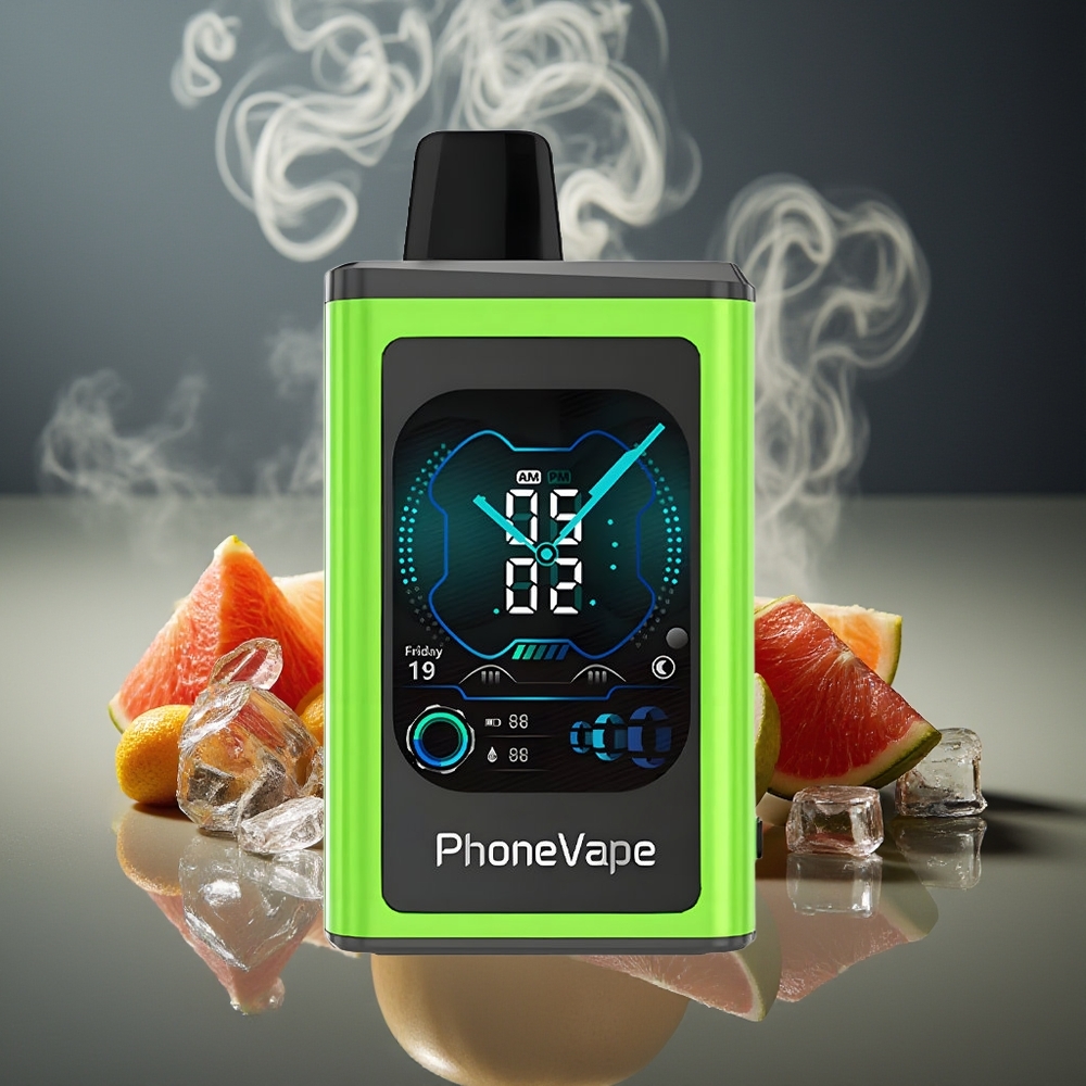 Partihandel Sverige JNR PhoneVape 30000 puffs Engångsvape Sur Äpple Is