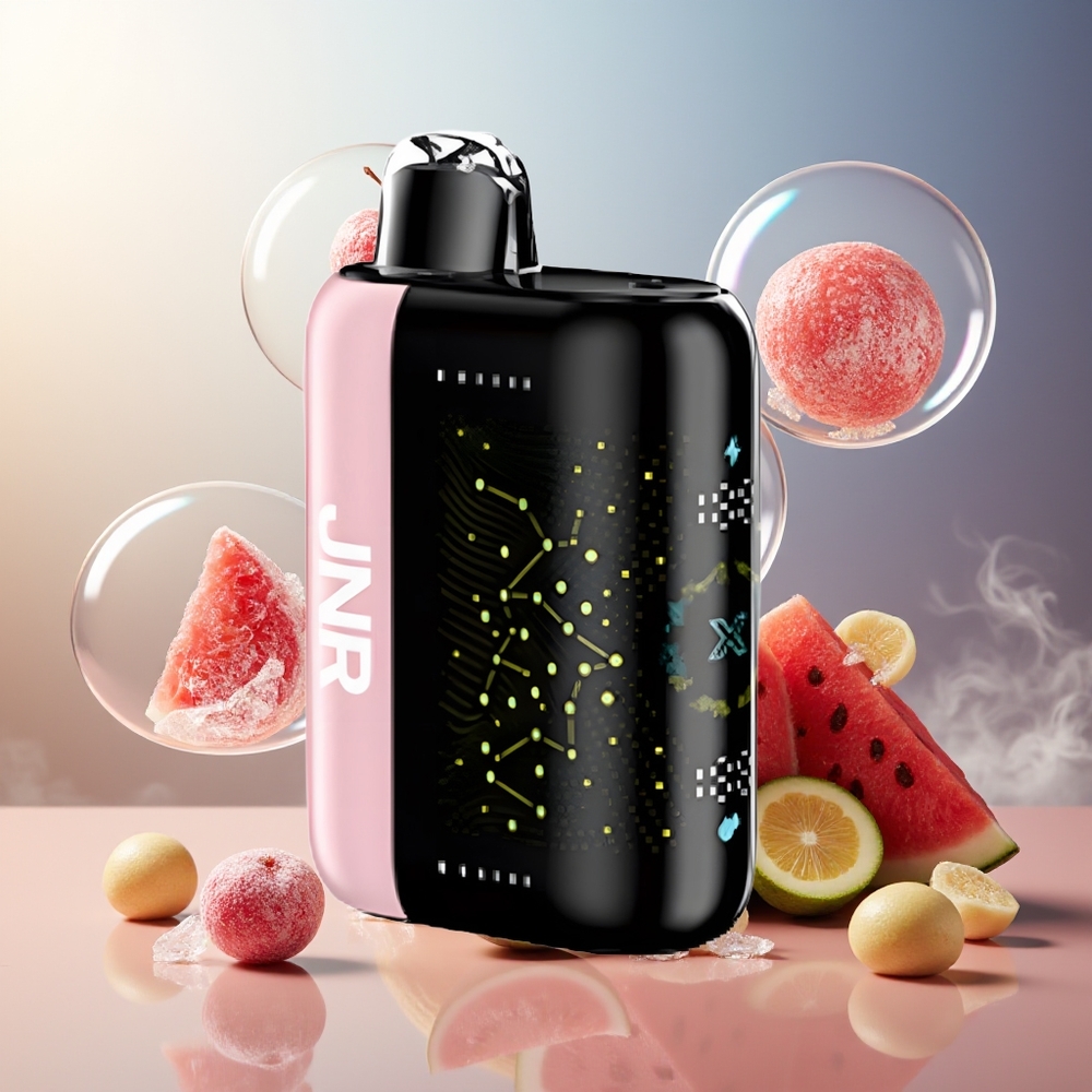 Partihandel Sverige JNR Plus-X 26000 Puffs 850mAh 28ml 2% Dual Mesh Körsbär Vattenmelon Frysa