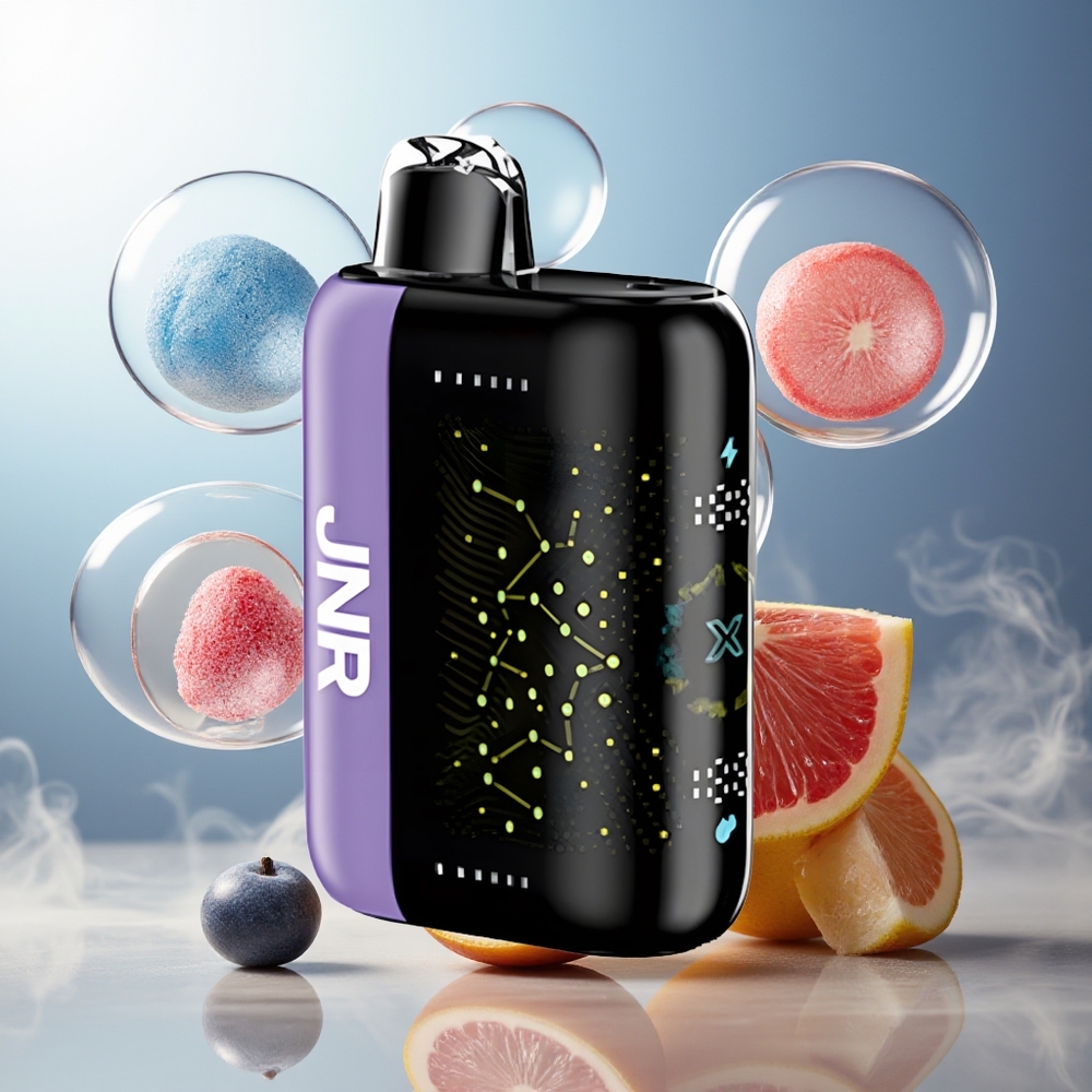 Partihandel Sverige JNR Plus-X 26000 Puffs 850mAh 28ml Blå Brzz Körsbär