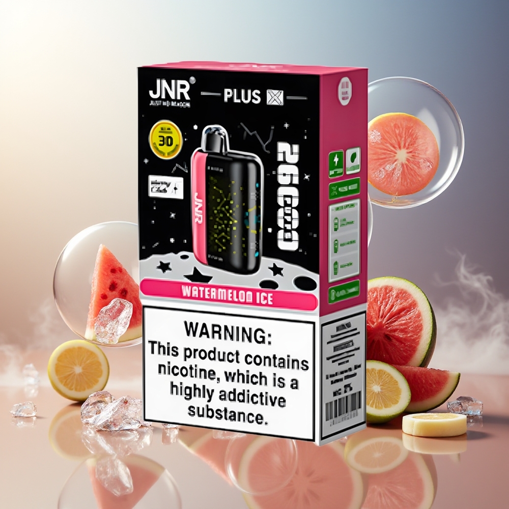 Partihandel Sverige JNR Plus-X 26000 Puffs Vattenmelon Is 850mAh 28ml Typ-C