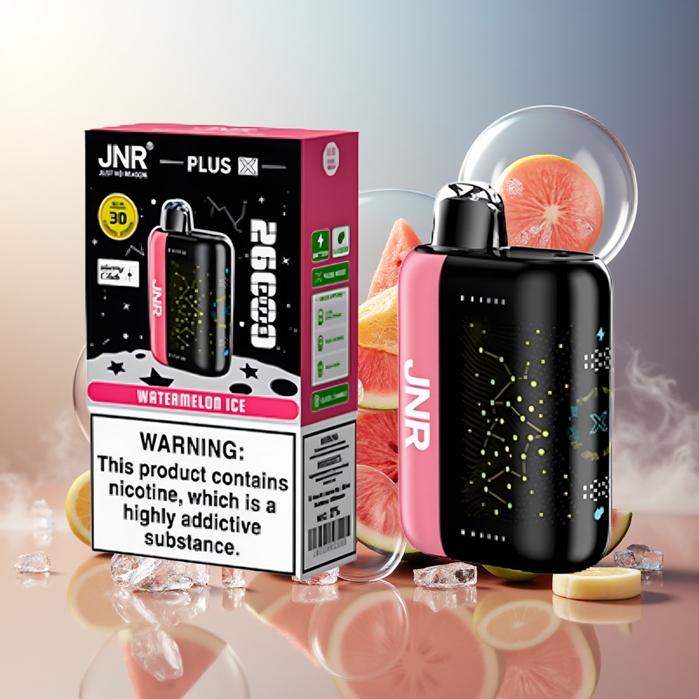 Partihandel Sverige JNR Plus-X 26000 Puffs Vattenmelon Is 850mAh 28ml Typ-C