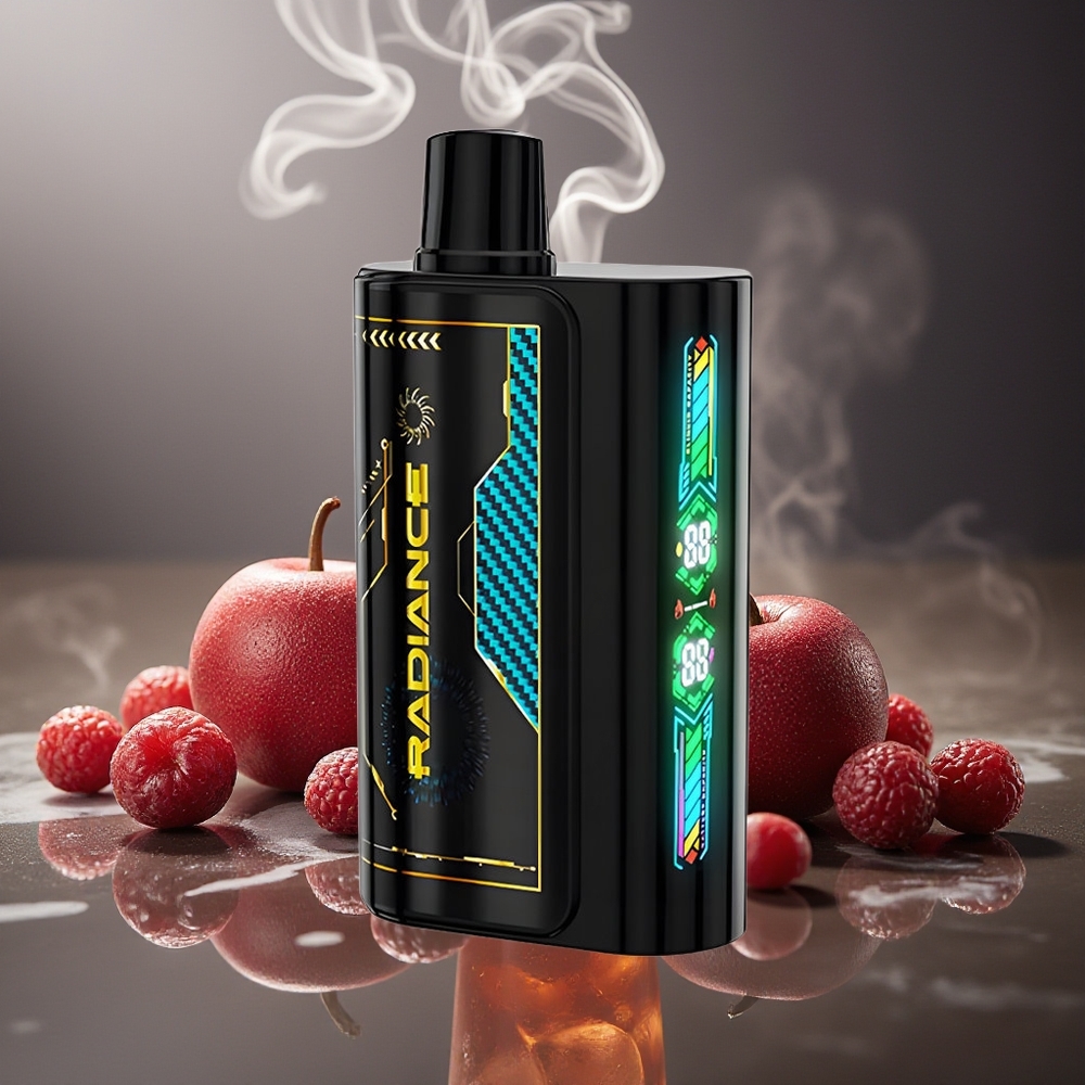 Partihandel Sverige JNR Radiance 31000 Puffs Fizzy Körsbär Cola Dual Mesh Coil 28ml 2%