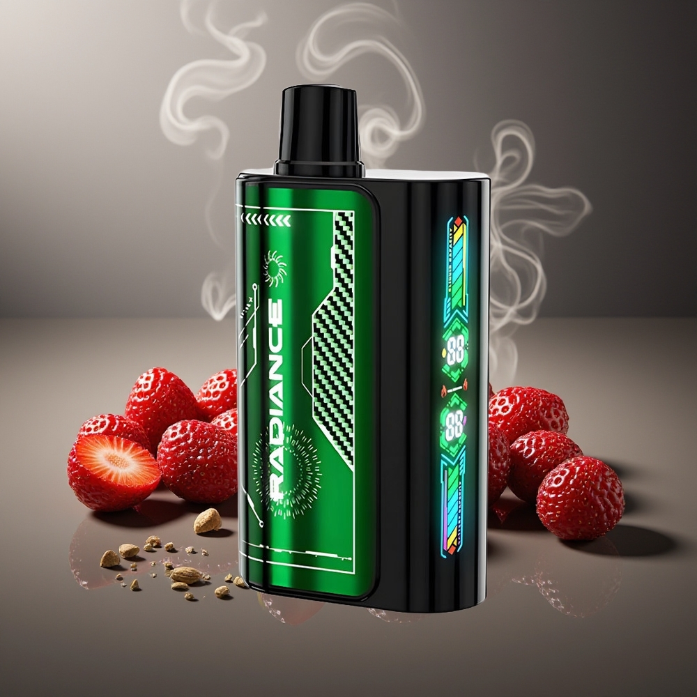 Partihandel Sverige JNR Radiance 31000 Puffs Jordgubbe Kiwi 28ml Typ-C Laddning 2% Nikotin
