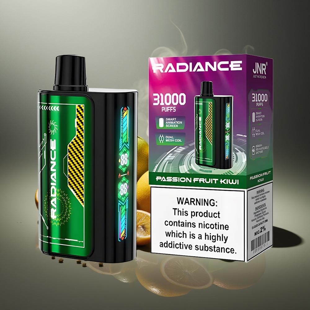 Partihandel Sverige JNR Radiance 31000 Puffs Passionfrukt Kiwi 28ml 2% Type-C