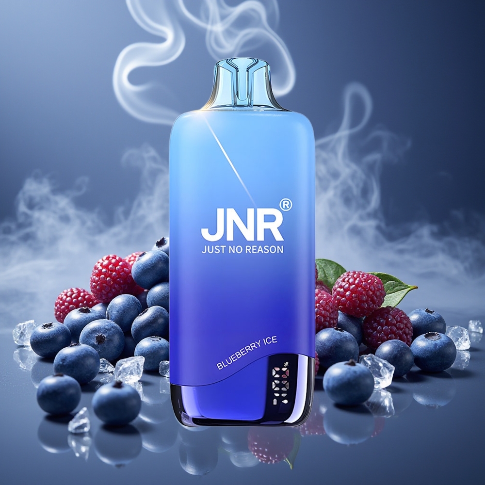 Partihandel Sverige JNR Rainbow 10500 Puffs 18ml Blåbär Is 0.8ohm Mesh