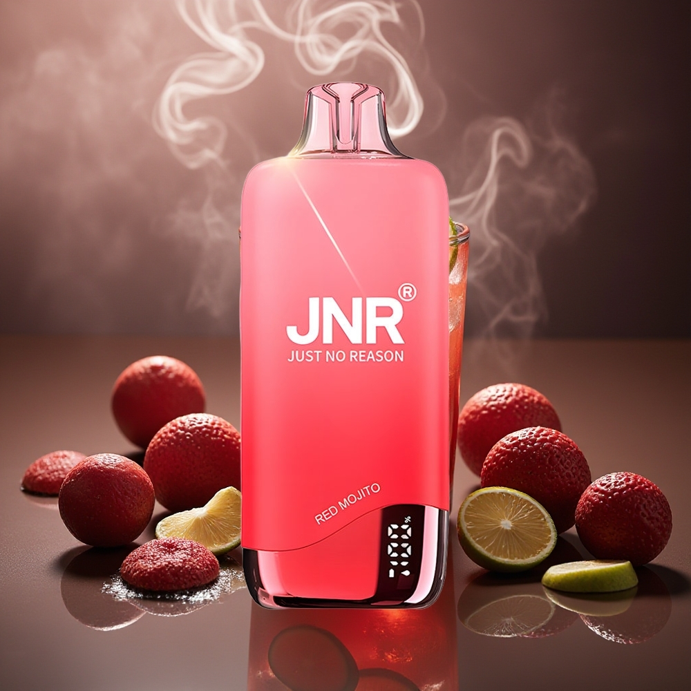Partihandel Sverige JNR Rainbow 10500 Puffs 18ml Röd Mojito Mesh 0.8ohm
