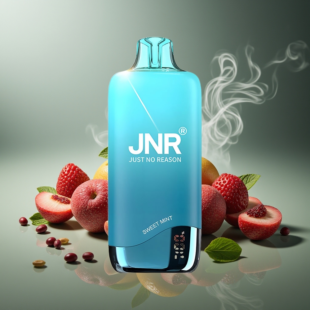 Partihandel Sverige JNR Rainbow 10500 Puffs Söt Mynta 18ml Mesh 0.8ohm