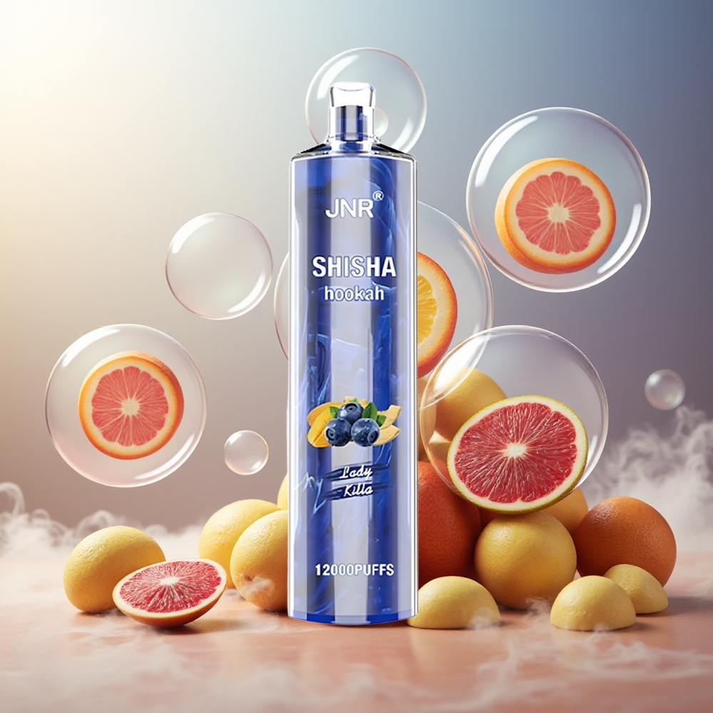 Partihandel Sverige JNR Shisha Hookah 12000 Puffs 24ml 0.6 Ohm Lady Killa