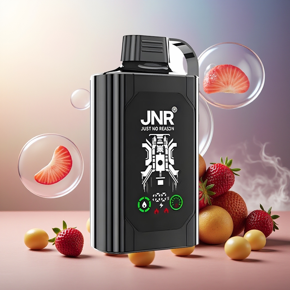 Partihandel Sverige JNR Shisha Hookah Box 20500 Puffs Jordgubb Druva Display HD 1000mAh 25ml Dual Mesh Type-C 0% 2% 5%