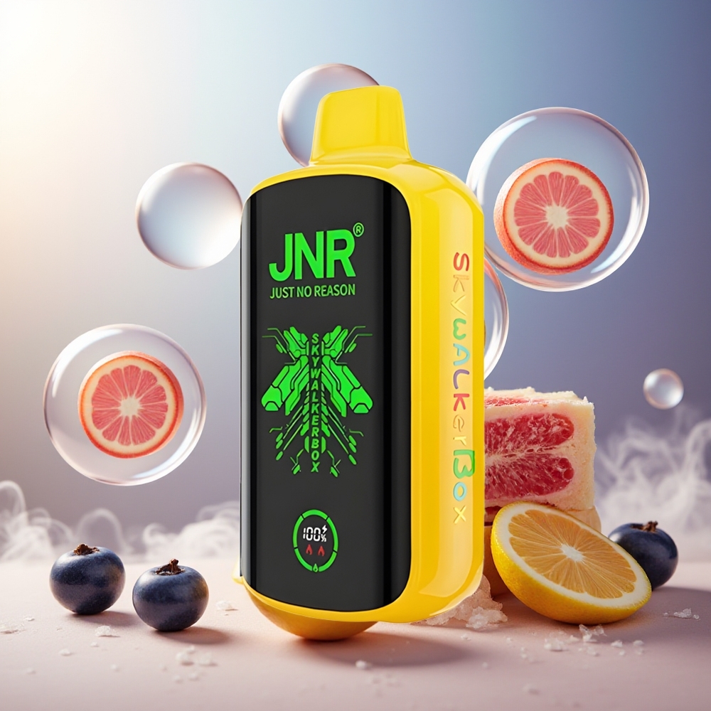 Partihandel Sverige JNR Skywalker Box 21000 Puffs Blåbärs Lemonad 850mAh 25ml Dual Mesh