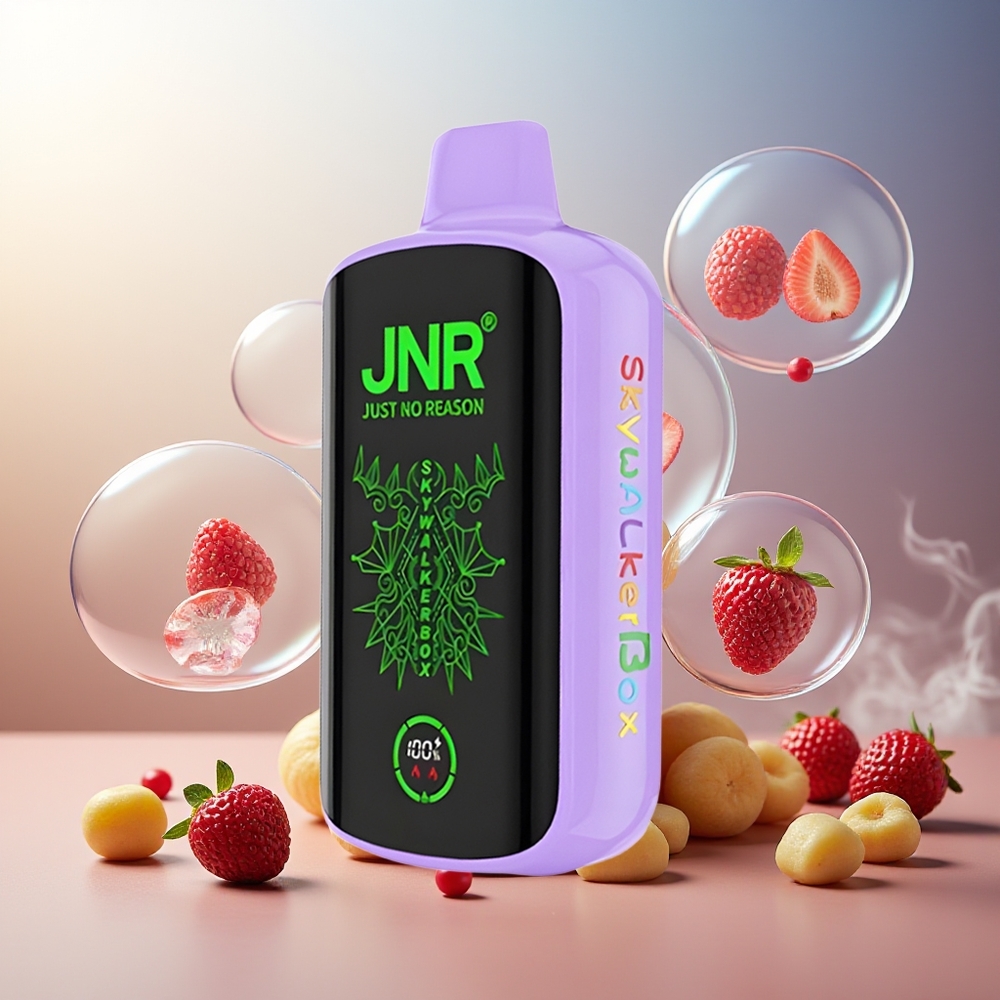 Partihandel Sverige JNR Skywalker Box 21000 Puffs Engångs Vape Bär Explosion 850mAh 25ml Dual Mesh Type-C Skärm 0%2%5%