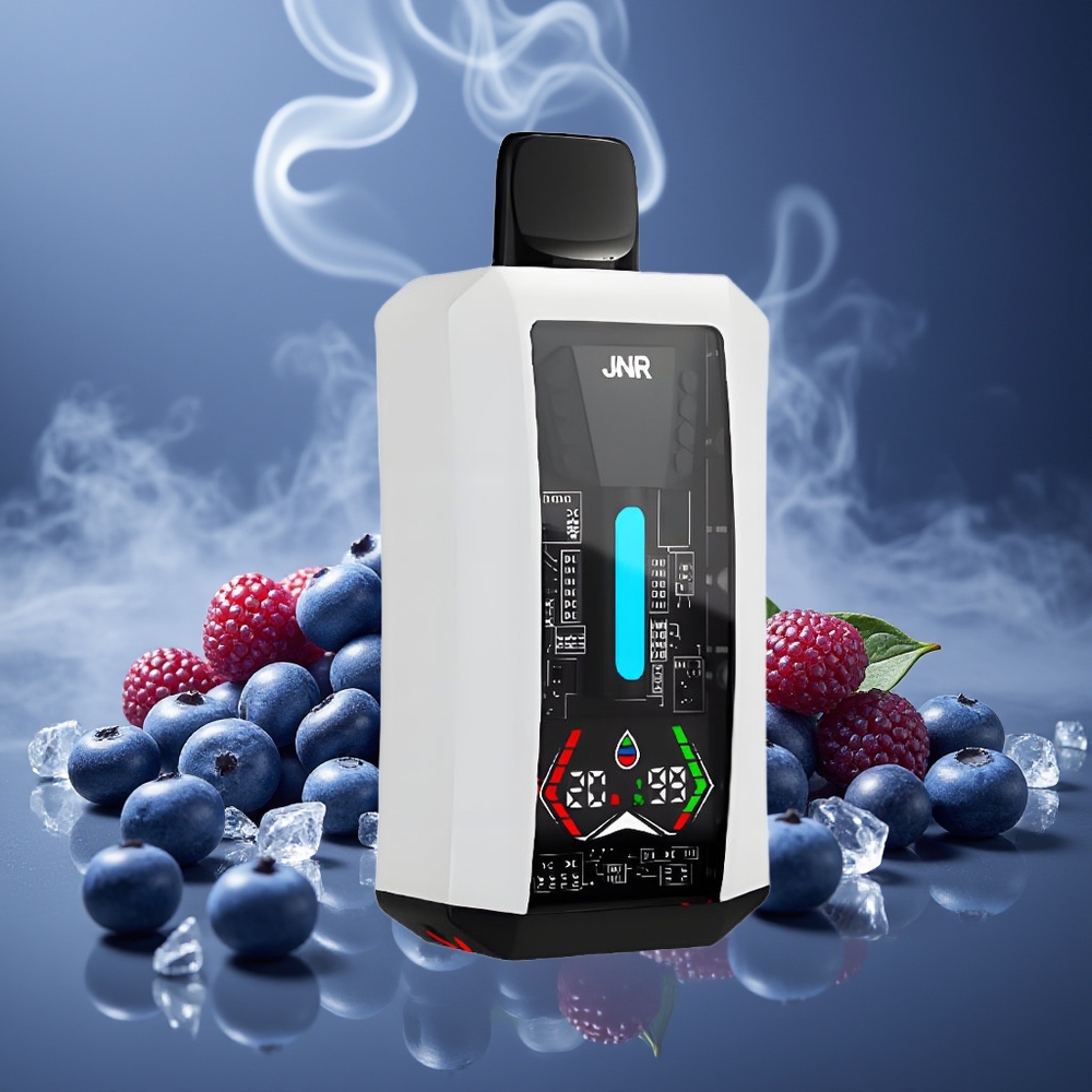 Partihandel Sverige JNR Tank Pro 33000 Puffs Digital Display 28ml Blåbär Is