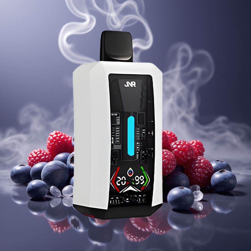 Partihandel Sverige JNR Tank Pro 33000 Puffs Engångsvape Blåbär Sur Hallon Dual Mesh Coil 15W/20W