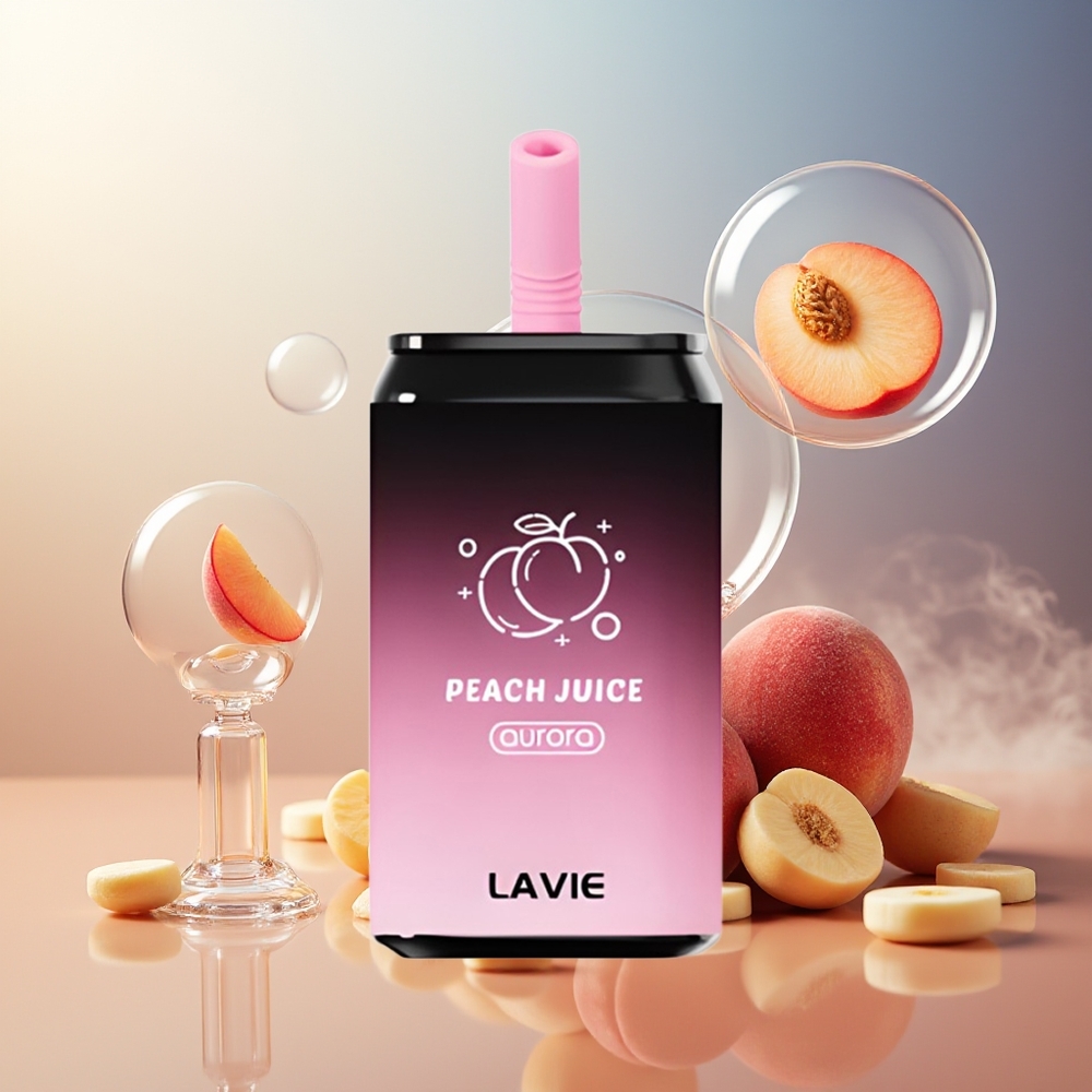 Partihandel Sverige Lavie Aurora 11000 Puffs 22ML 5% Type C Persikjuice