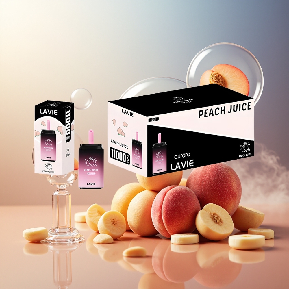Partihandel Sverige Lavie Aurora 11000 Puffs 22ML 5% Type C Persikjuice