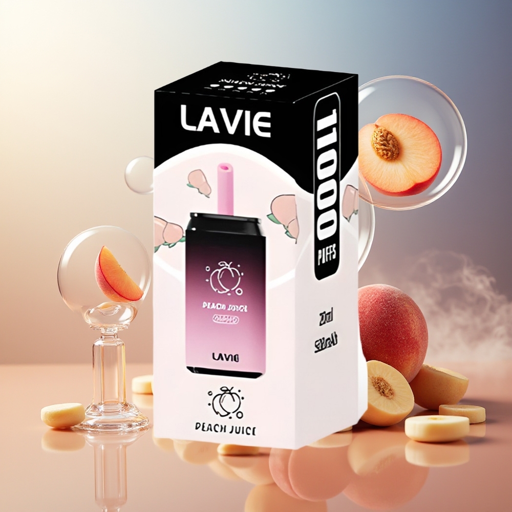 Partihandel Sverige Lavie Aurora 11000 Puffs 22ML 5% Type C Persikjuice