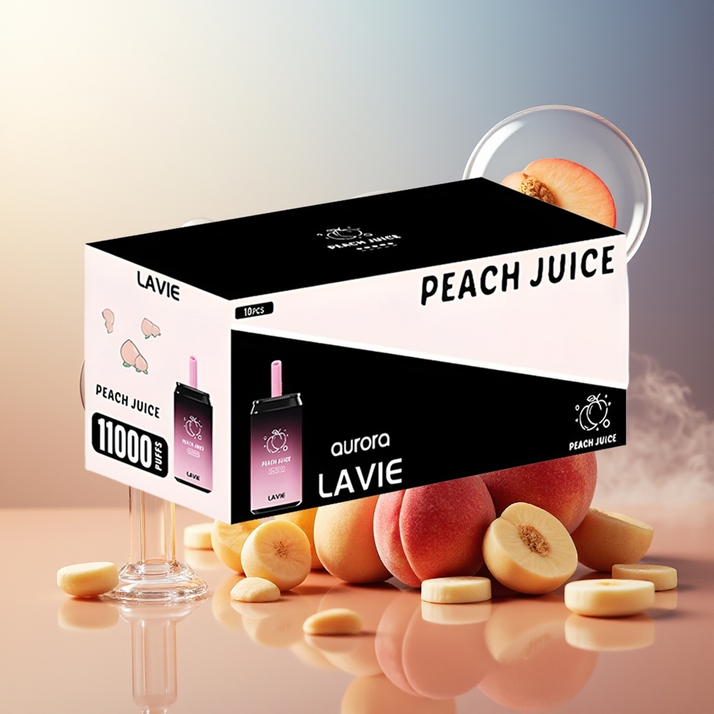 Partihandel Sverige Lavie Aurora 11000 Puffs 22ML 5% Type C Persikjuice