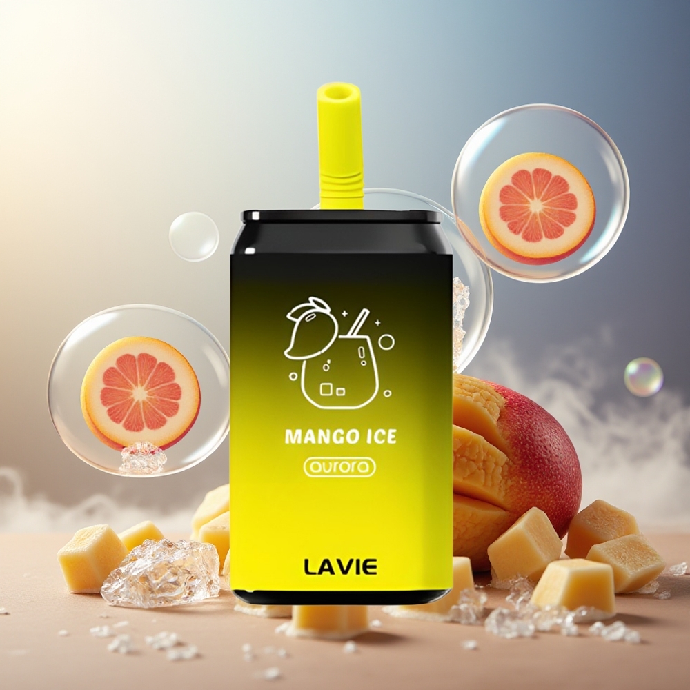 Partihandel Sverige Lavie Aurora 11000 Puffs 22ML Mango Is