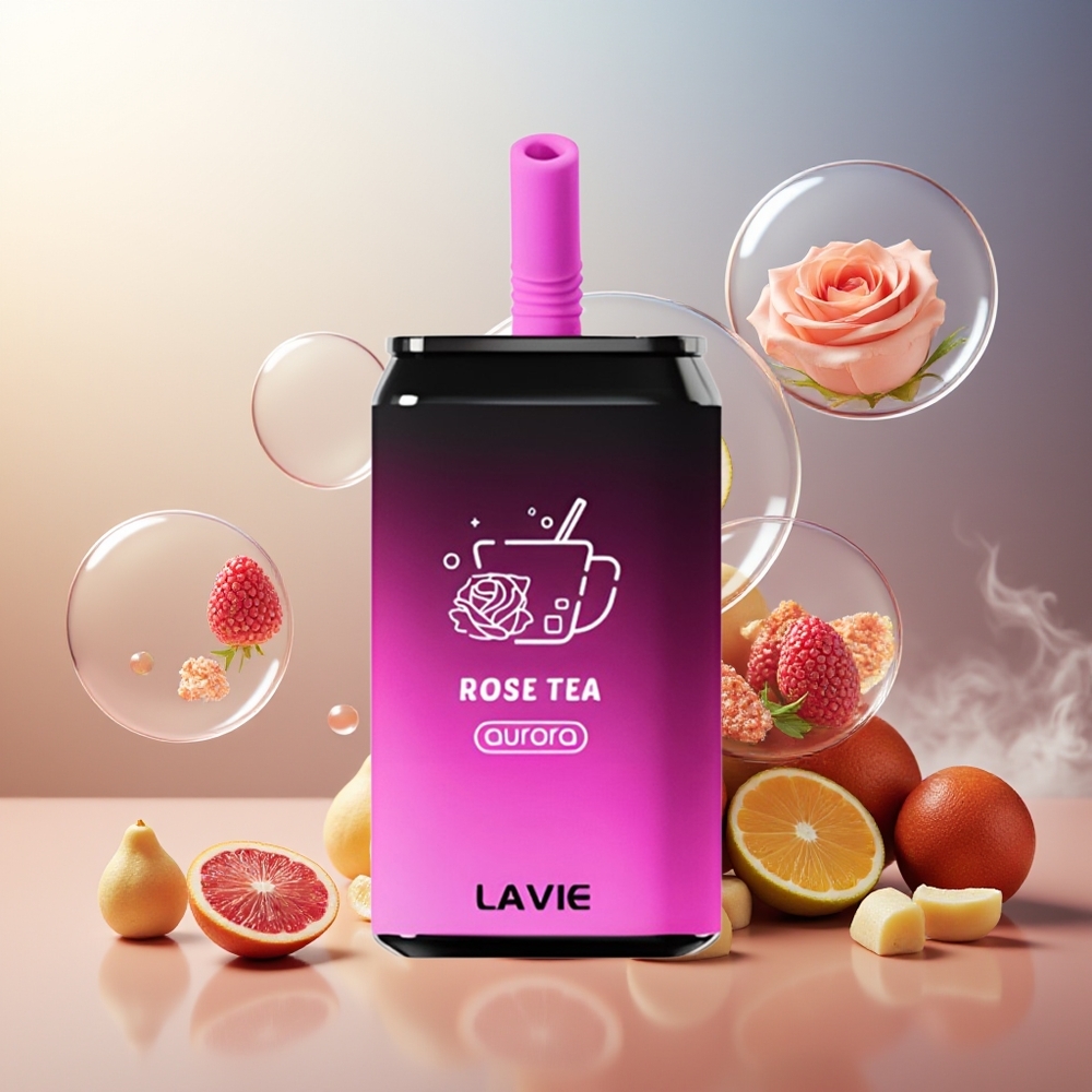 Partihandel Sverige Lavie Aurora 11000 Puffs Rosenté 22ML 650mAh