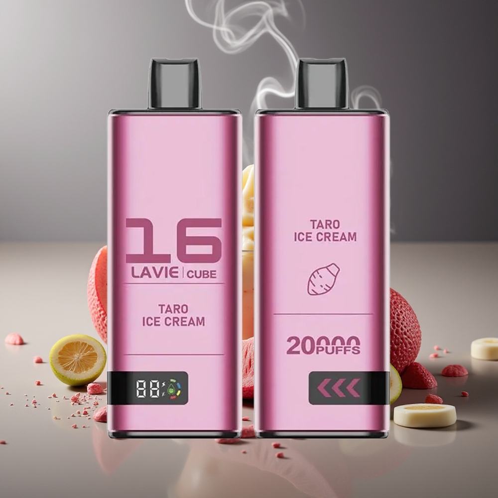 Partihandel Sverige Lavie Cube 20000 Puffs Engångsvape Tårta Glass 28ML Type C