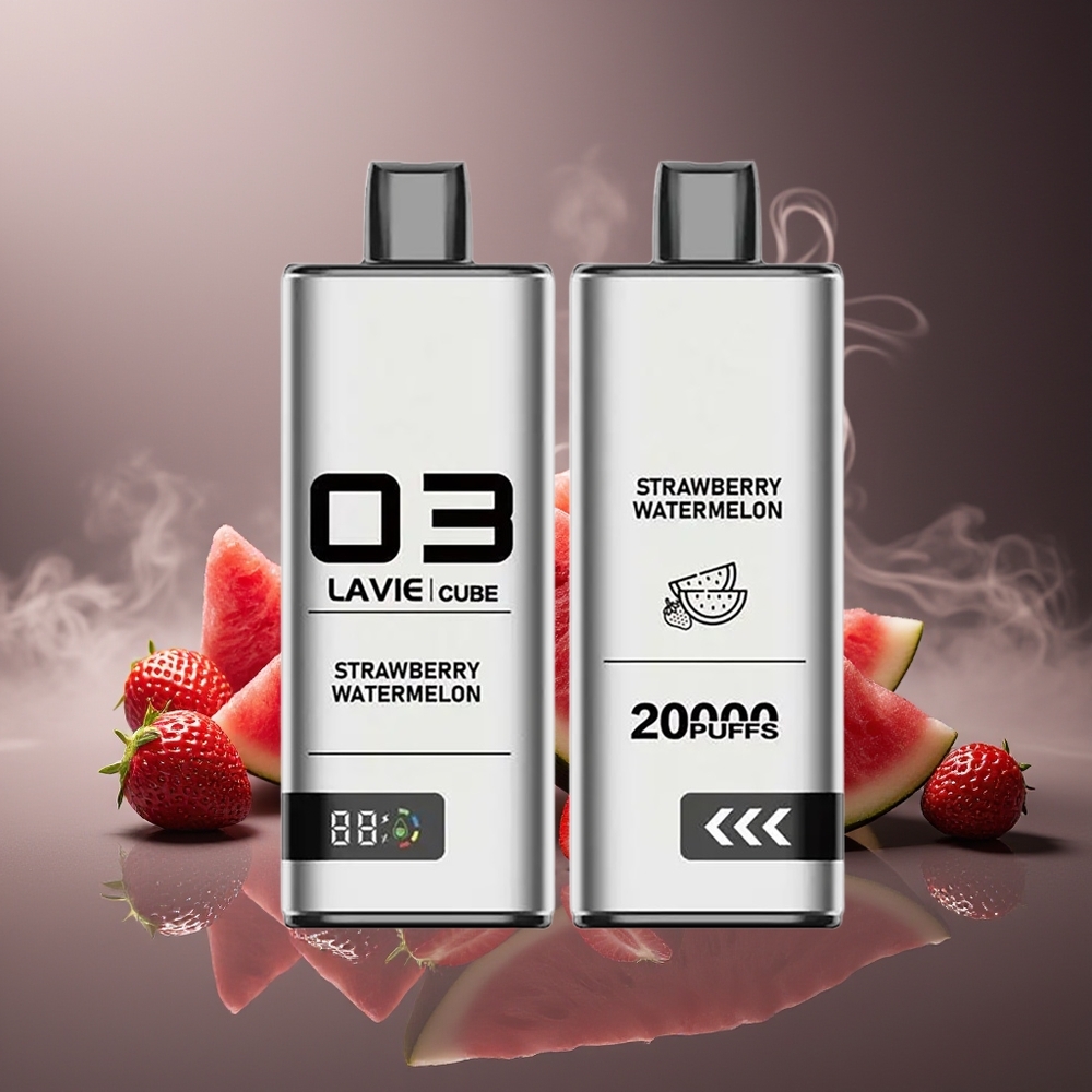 Partihandel Sverige Lavie Cube 20000 Puffs Jordgubb Vattenmelon 28ML Type C
