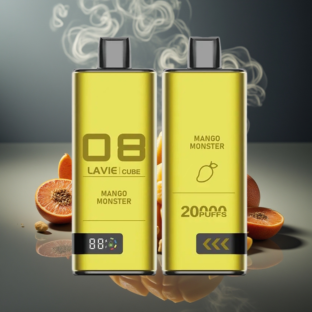 Partihandel Sverige Lavie Cube 20000 Puffs Monster Mango 28ML Type C
