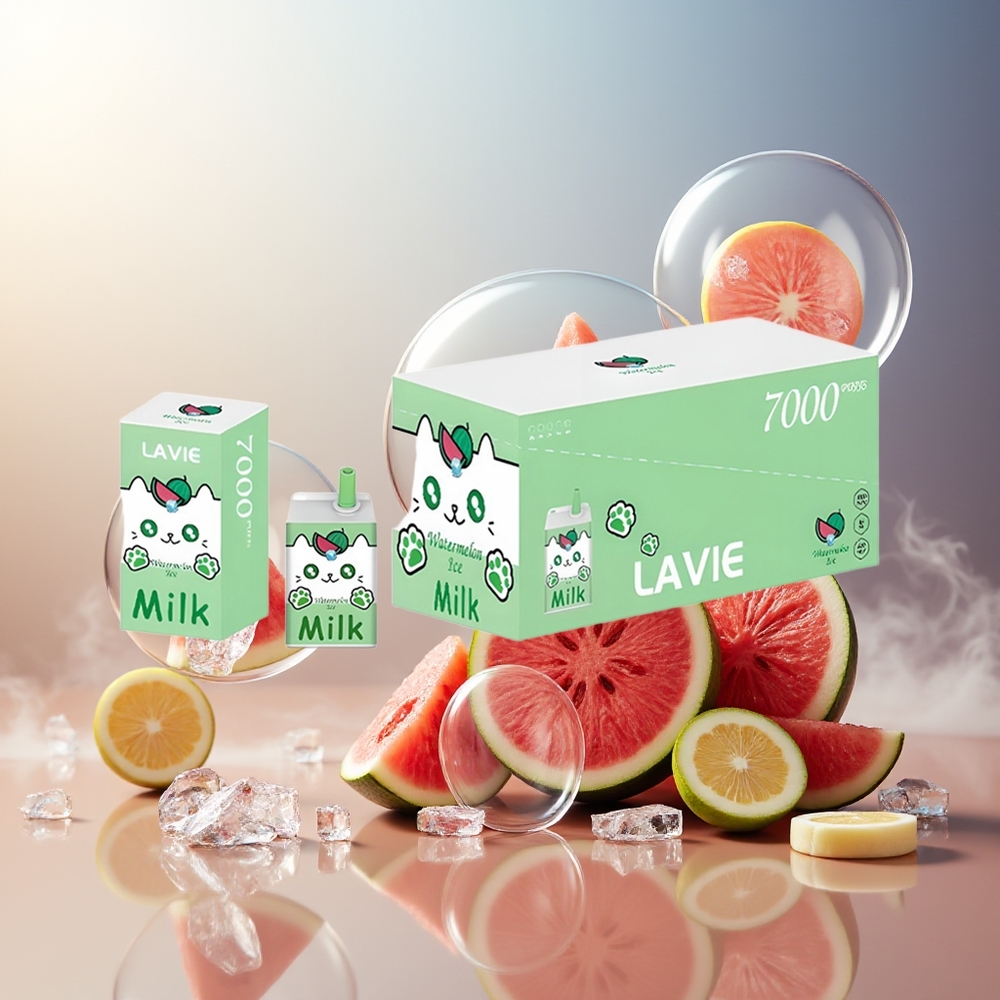 Partihandel Sverige Lavie Milk 7000 Puffs 16ML Vattenmelon Is Type C