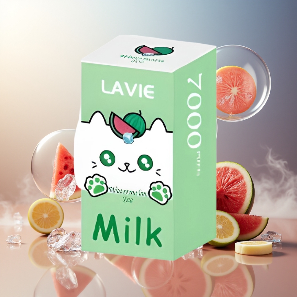 Partihandel Sverige Lavie Milk 7000 Puffs 16ML Vattenmelon Is Type C