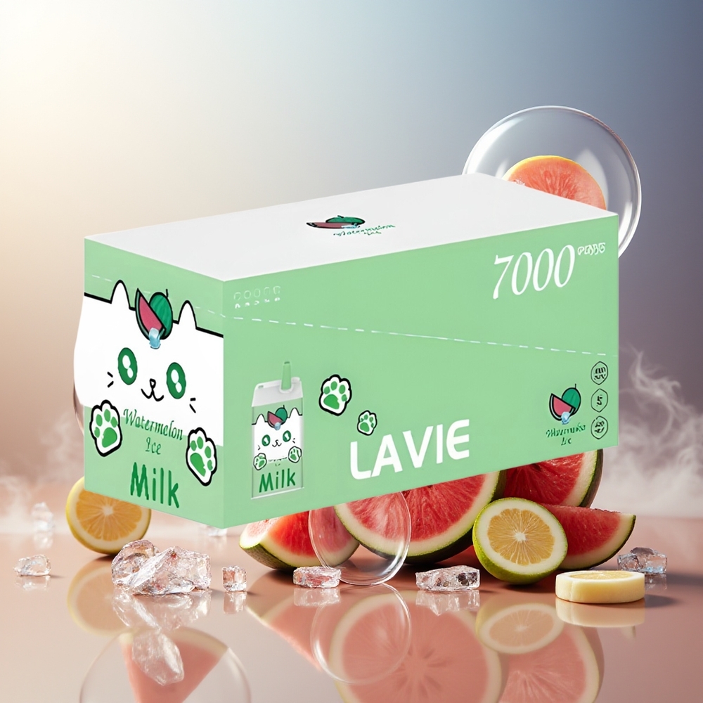 Partihandel Sverige Lavie Milk 7000 Puffs 16ML Vattenmelon Is Type C