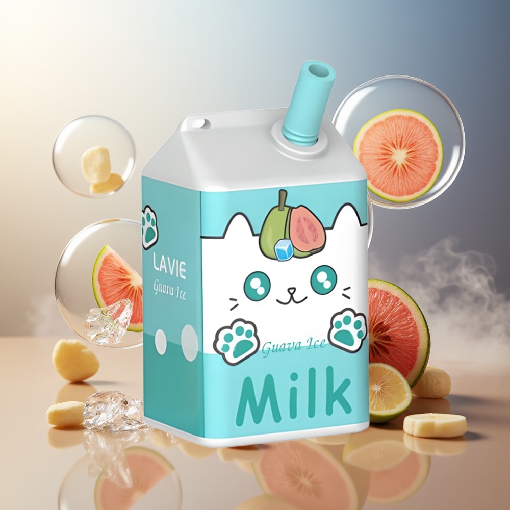 Partihandel Sverige Lavie Milk 7000 Puffs Guava Is 16ML 600mAh Type C