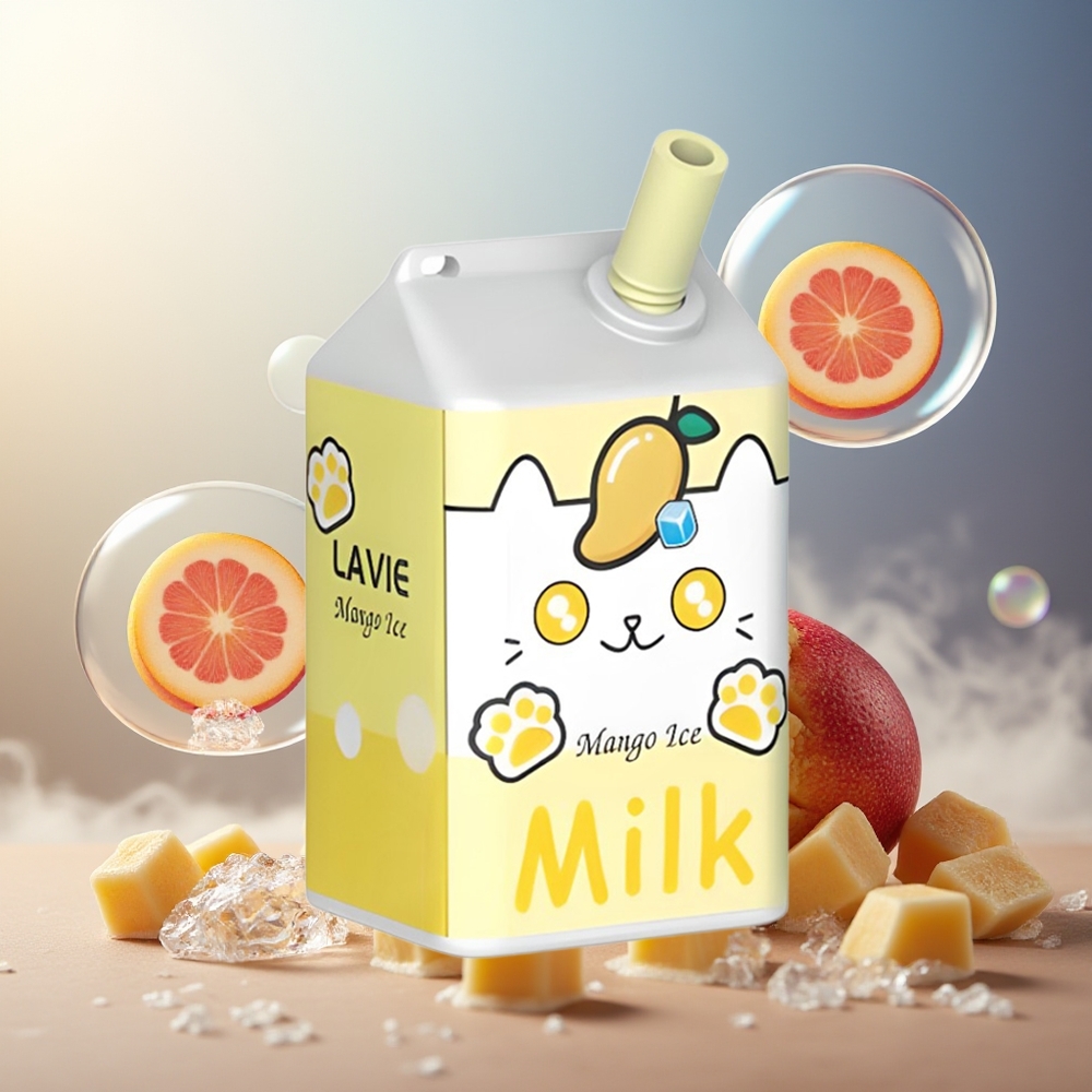 Partihandel Sverige Lavie Milk 7000 Puffs Mango Is 16ML 600mAh Type C