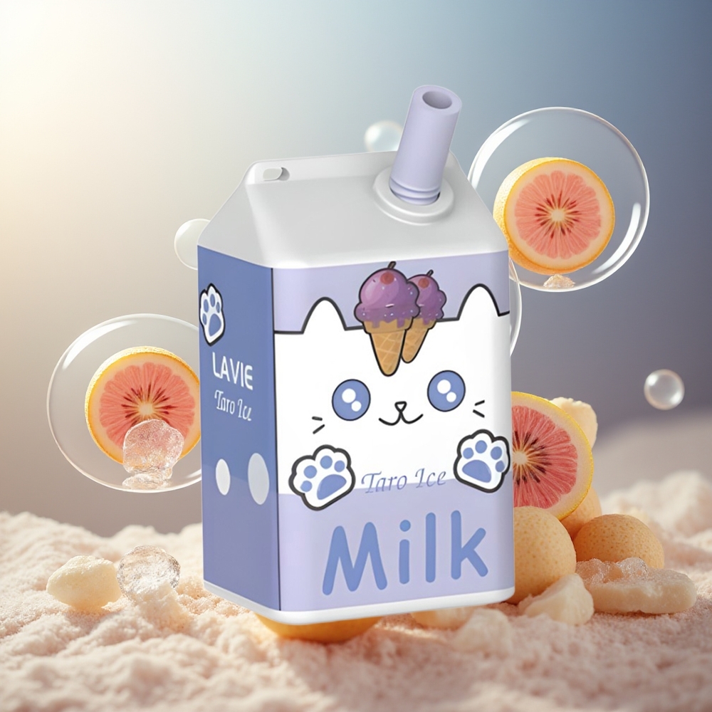 Partihandel Sverige Lavie Milk 7000 Puffs Taro Is 16ML 600mAh