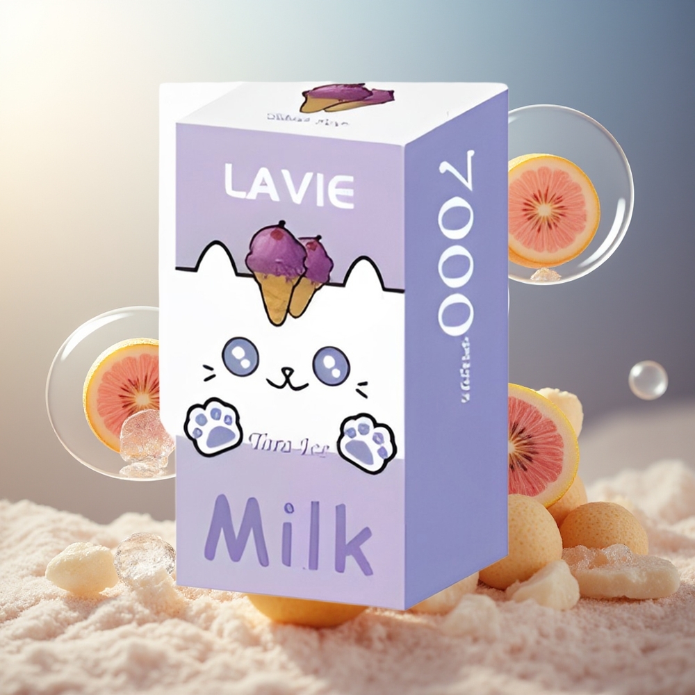 Partihandel Sverige Lavie Milk 7000 Puffs Taro Is 16ML 600mAh
