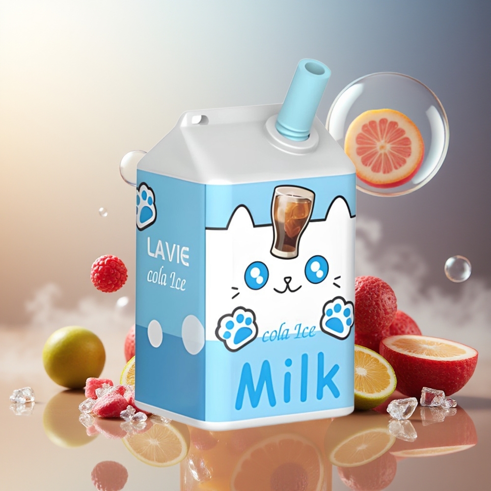 Partihandel Sverige Lavie Milk 7000 Puffs Typ C Laddbar 16ML Kolais