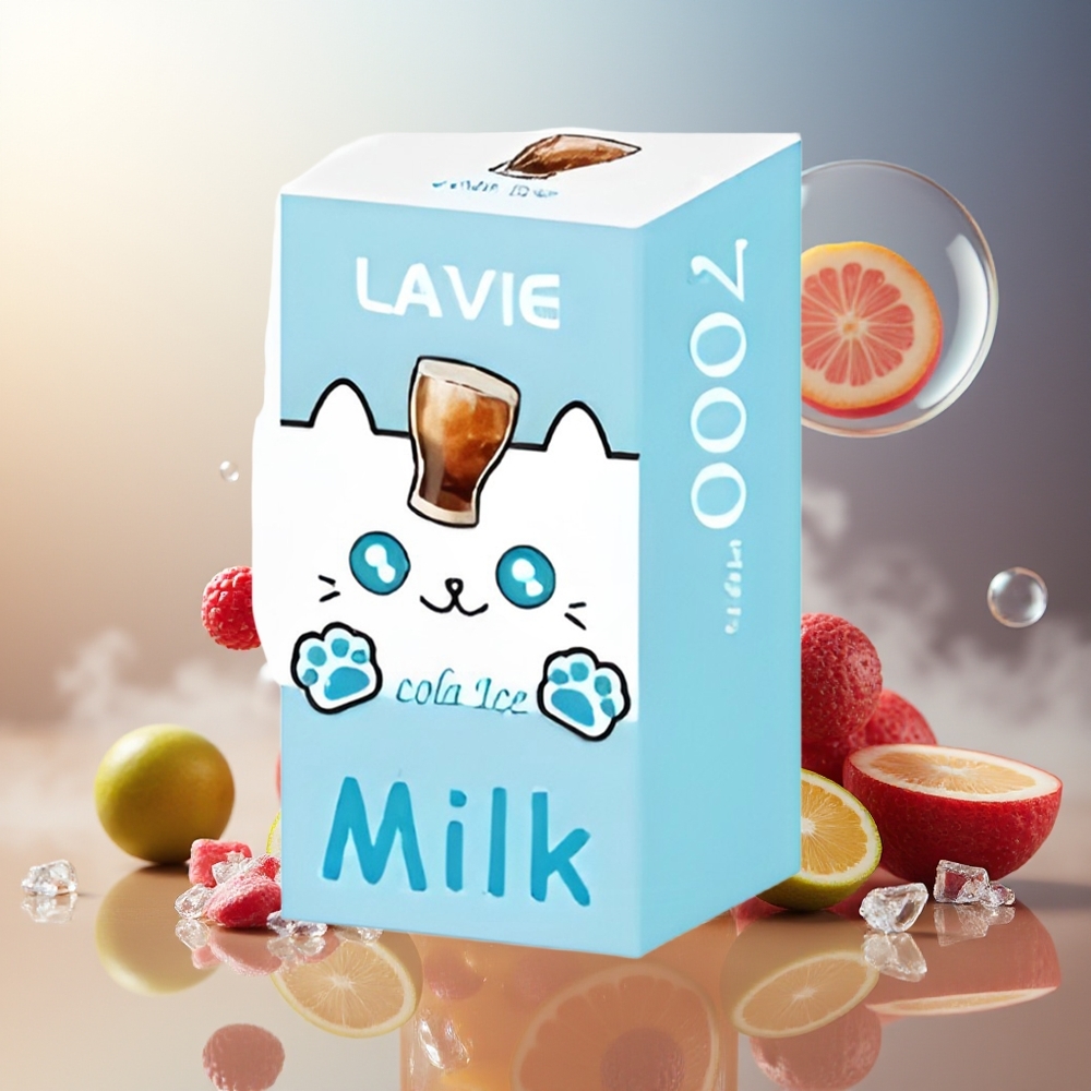 Partihandel Sverige Lavie Milk 7000 Puffs Typ C Laddbar 16ML Kolais