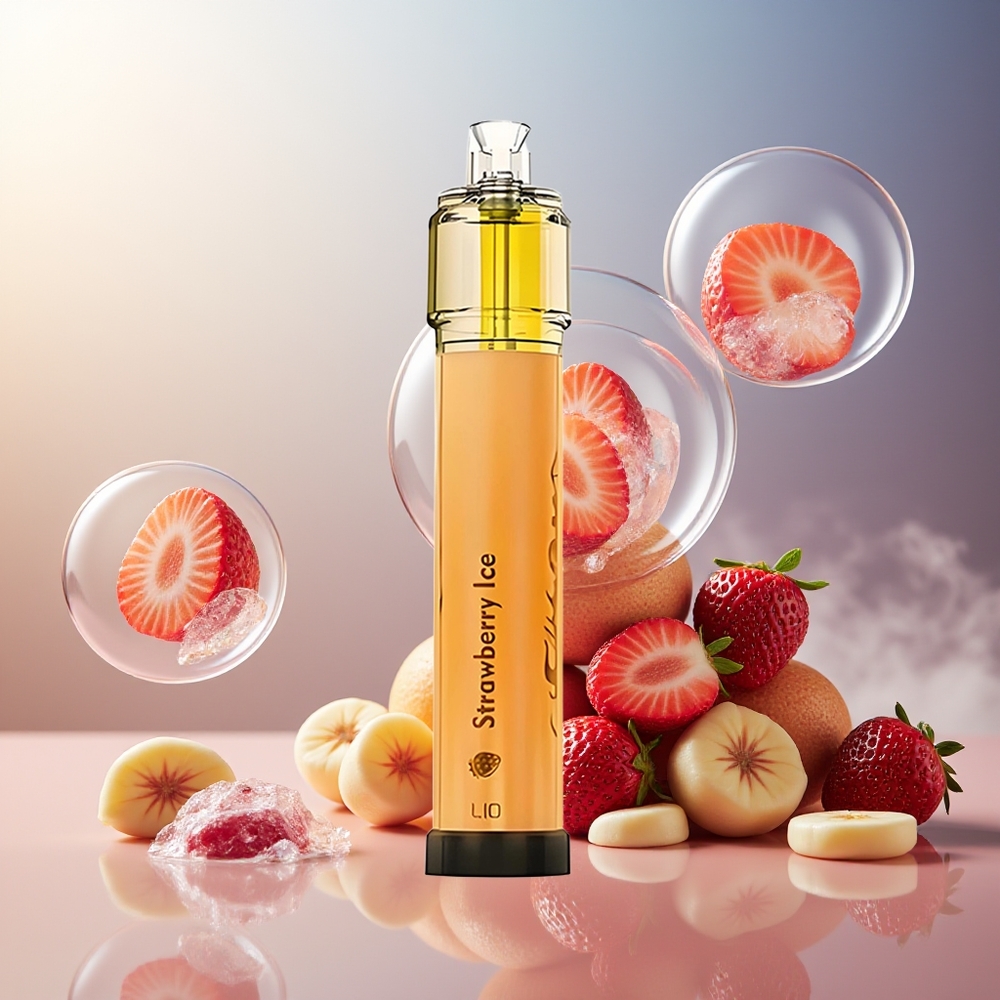 Partihandel Sverige LIO Bee Lit 2500 Puffs Engångs Vape Jordgubb Is 6.0ml 5%