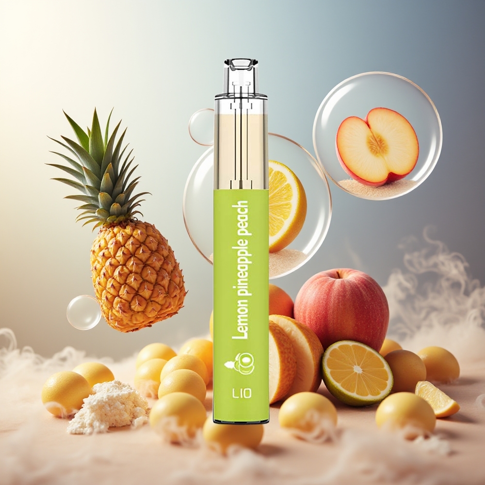 Partihandel Sverige LIO BEE Engångs Vape Citron Ananas Persika 16 650mAh 3.5ml
