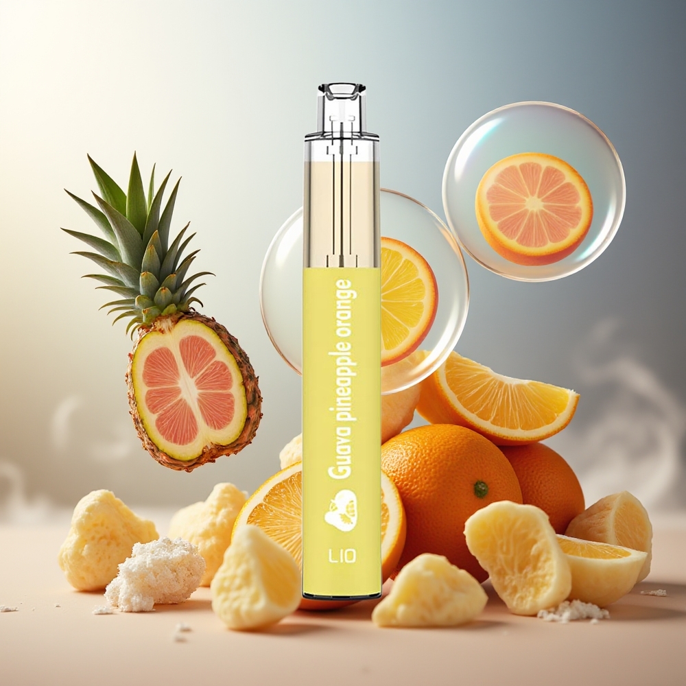 Partihandel Sverige LIO BEE Engångs Vape Guava Ananas Apelsin 16 650mAh 3.5ml