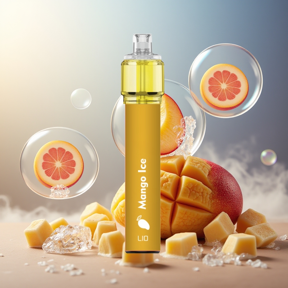 Partihandel Sverige LIO Bee18 Max 2500 Mun Mango Is 1300mAh 6.5ml 5%