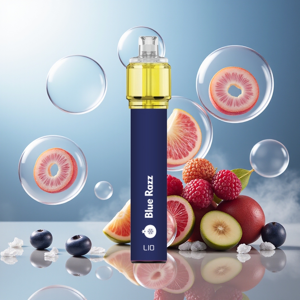 Partihandel Sverige LIO Bee18 Max 2500 Puffs Engångsvape 6.5ml Blå Hallon