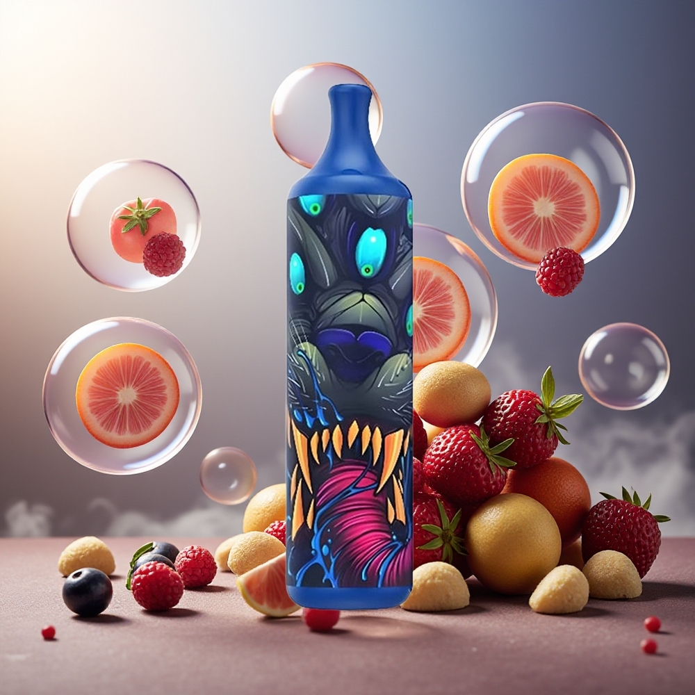 Partihandel Sverige LIO Boom 3500 Puffs Engångs Vape Svart Björn 1400mAh 10ml