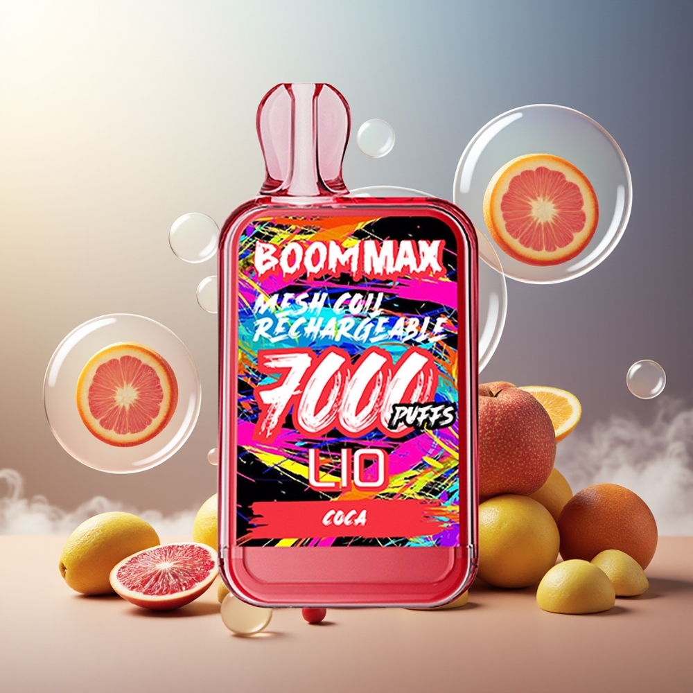 Partihandel Sverige LIO BOOM MAX 7000 Puffs Engångs Vape Coca 15ml 50mg