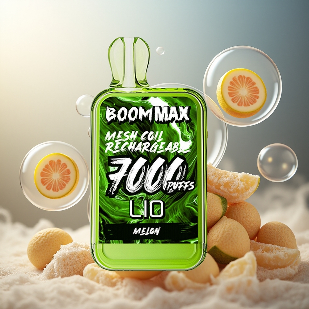 Partihandel Sverige LIO BOOM MAX 7000 Puffs Engångsvape Melon 15ml 50mg