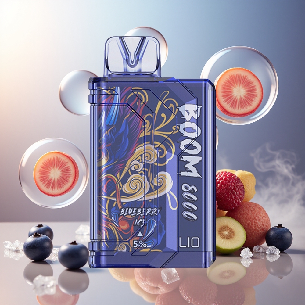 Partihandel Sverige LIO BOOM PRO 8000 Puffs 15ml Blåbär Is