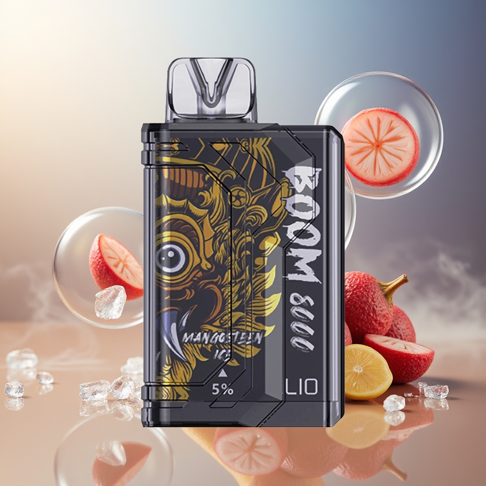 Partihandel Sverige LIO BOOM PRO 8000 Puffs Typ-C 15ml Mangostanis