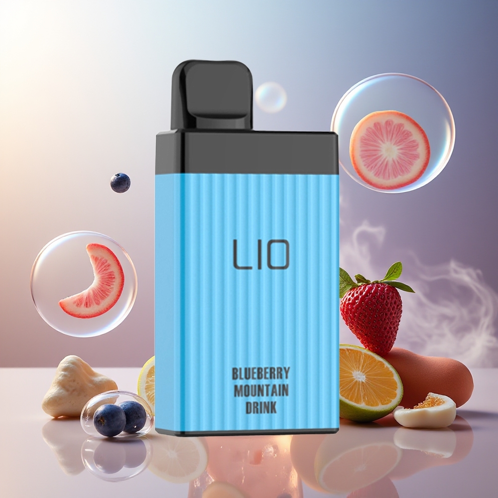 Partihandel Sverige LIO BOXX 4000 Puffs Blåbärsberg Dryck 650mAh Type-C 10ml