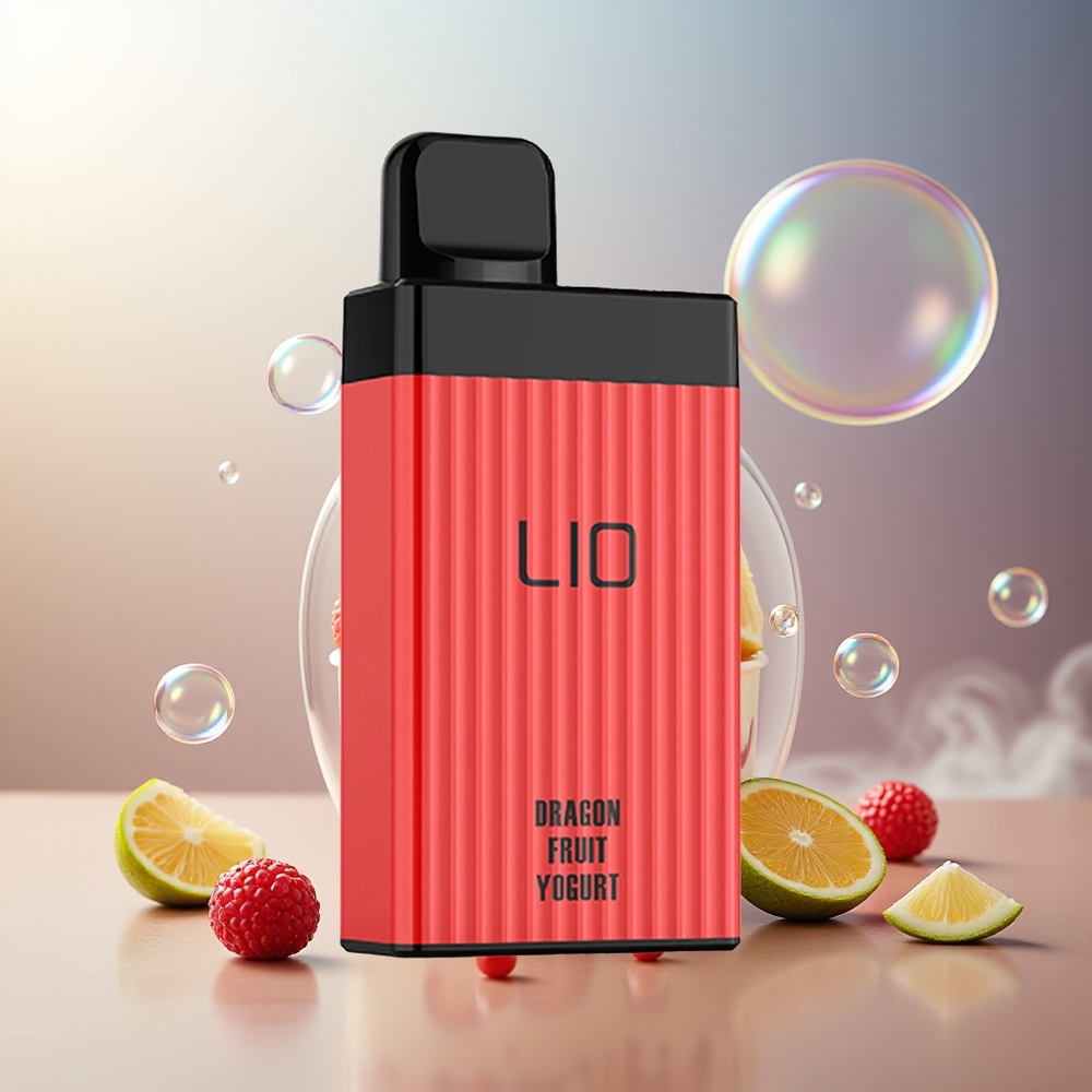 Partihandel Sverige LIO BOXX 4000 Puffs Engångs Vape Draka Frukt Yogurt 650mAh 10ml