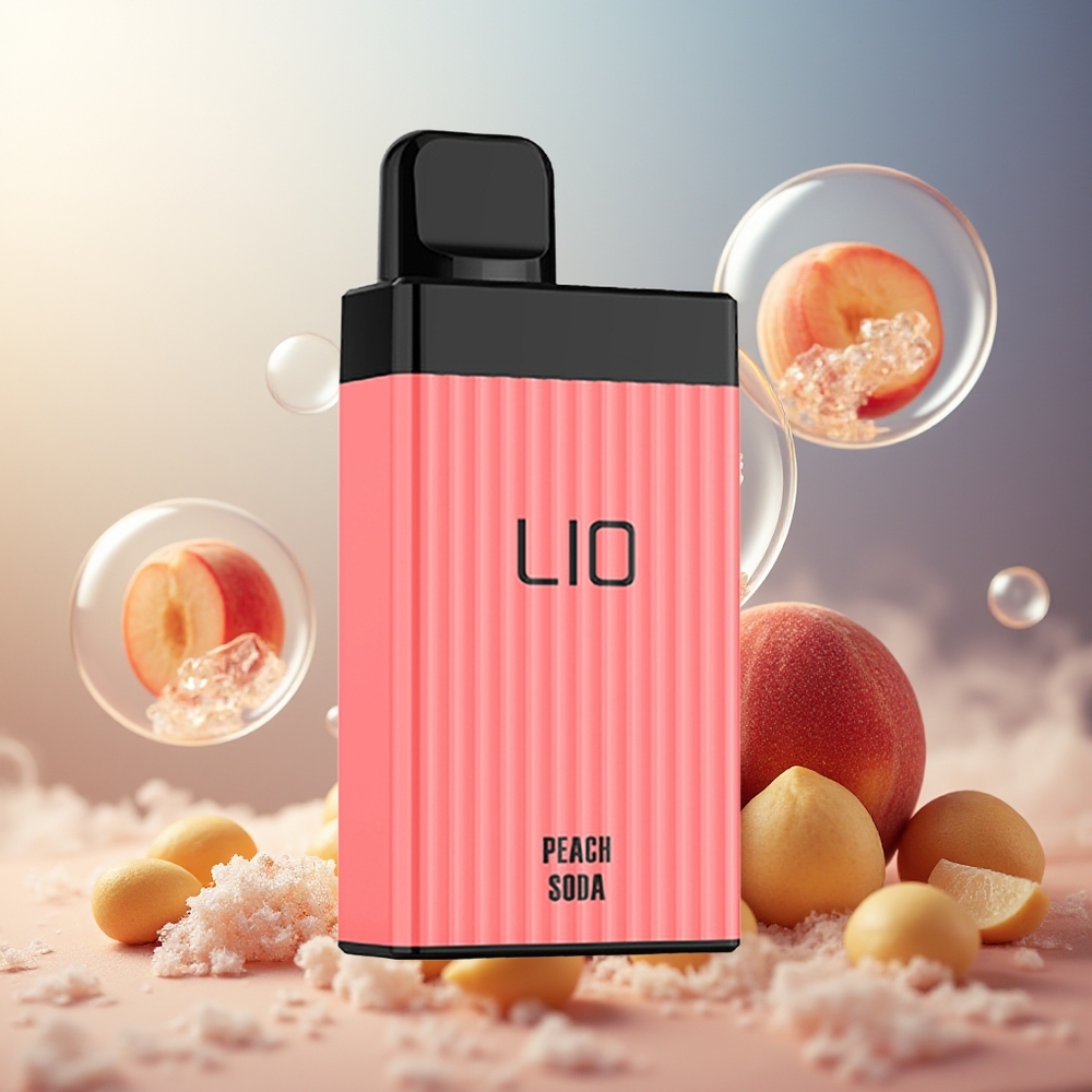 Partihandel Sverige LIO BOXX 4000 Puffs Engångs Vape Persikosoda 650mAh