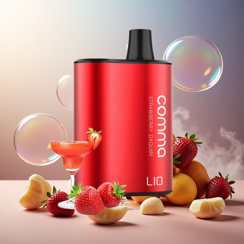 Partihandel Sverige LIO COMMA 5000 Puffs 15ml Jordgubb Daiquiri