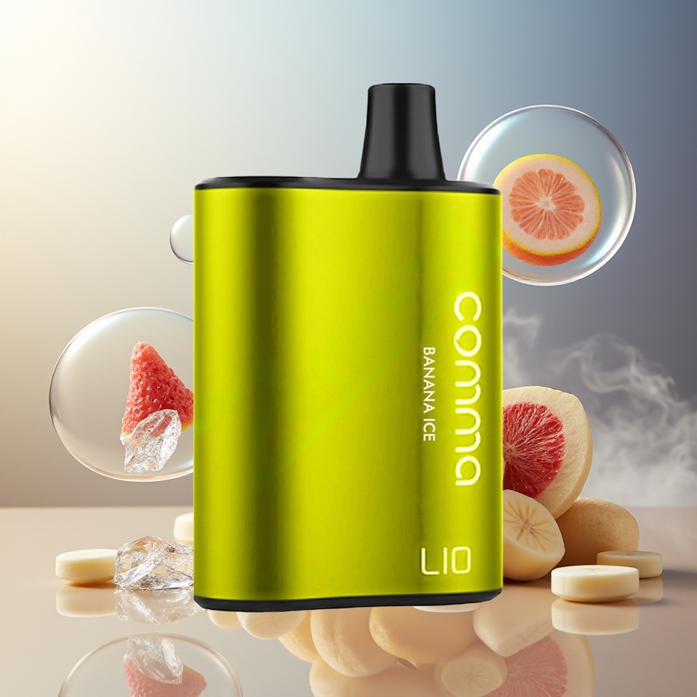 Partihandel Sverige LIO COMMA 5000 Puffs Bananis Batteri 900mAh